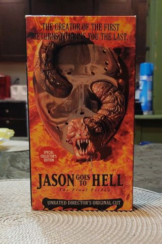 Friday The 13th Jason Goes To Hell Vhs Horror Line Rare