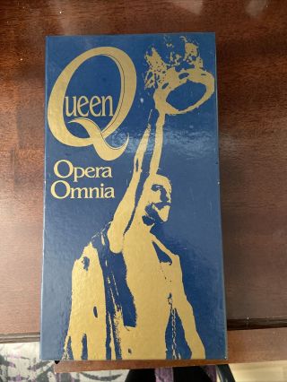 Queen Opera Omnia Box Set 4 Cd With Booklet Freddie Mercury Brian May Rare