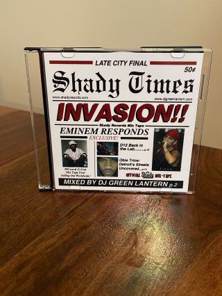 Dj Green Lantern ‎& Eminem – Invasion: Shady Records (rare Mixtape Cd 2002)