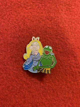 Vintage Miss Piggy & Kermit The Frog Jim Henson Muppets Enamel Pin Old Rare