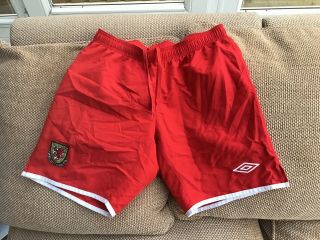 Umbro Wales Football Swim Shorts Season Size Medium In Very Rare