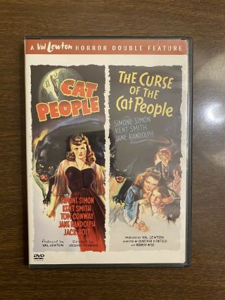 Cat People / The Curse Of The Cat People Dvd Simone Simon Kent Smith Rare Oop