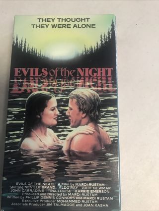Rare Evils Of The Night Vhs 80 