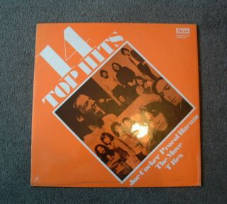 14 Top Hits Rare Lp Sun1 The Move T Rex Joe Cocker Procul Harum Rock Inc Posters