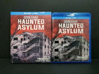Gonjiam Haunted Asylum (blu - Ray,  Dvd,  2018) W/ Oop Rare Slipcover.  Unrated