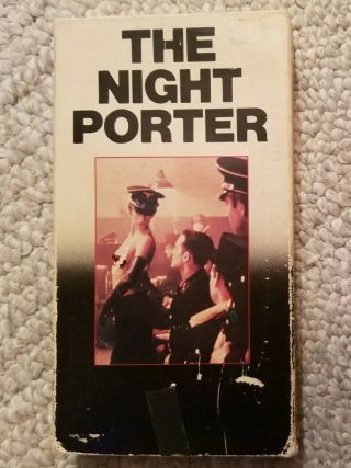 The Night Porter Vhs Video Rare 1973 Embassy Dirk Bogarde Charlotte Rampling Htf