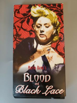 Blood And Black Lace VHS VCI 1997 Rare Horror Giallo Slasher Mario Bava Cult HTF 2