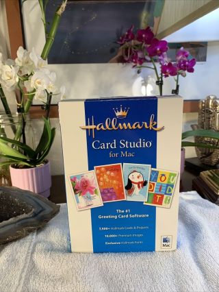 Hallmark Card Studio For Mac The 1 Greeting Card Software Rare Pristine Disc