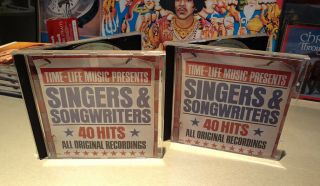 Rare 2 Cd Set Time Life Singers Songwriters 40 Hits Nilsson Chapin Croce Donovan