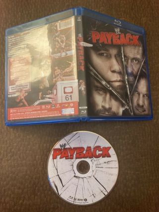 Wwe Payback 2013 Blu - Ray/ Rare Oop Wwf Wcw Ecw Nxt
