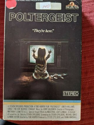 Poltergeist (1981) Tobe Hooper,  Steven Spielburg Mgm Big Book Box Rare