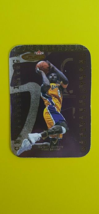 2000 - 01 Fleer Futures Kobe Bryant Characteristics Die Cut 2/10 Ssp Rare