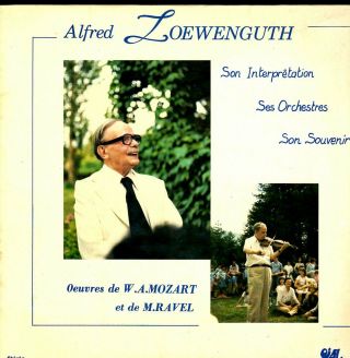 Rare Private Loewenguth / Doreau Ravel Mozart K136 / Sonate P/vl K379 Vg,  /vg,