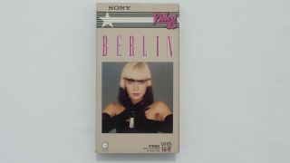 Berlin Video 45 Five Song Vhs Sony 1984 " Rare "
