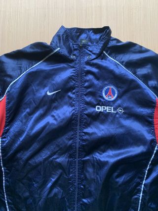Vintage Rare Paris Saint Germain PSG Nike Football Training Jacket 2000 - 2001 XL 2