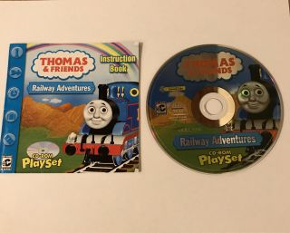 Thomas & Friends Railway Adventures Pc Cd - Rom & Instruction Book,  Rare
