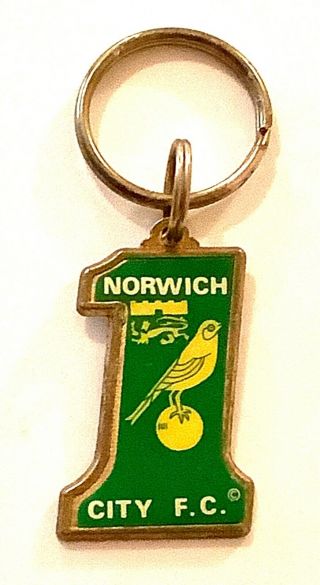 Norwich City Rare 1970’s Football Keyring Coffer Sports Northampton