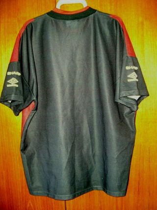 Manchester United Football Shirt Rare Umbro Training Retro size XL 44/46 1990s 3