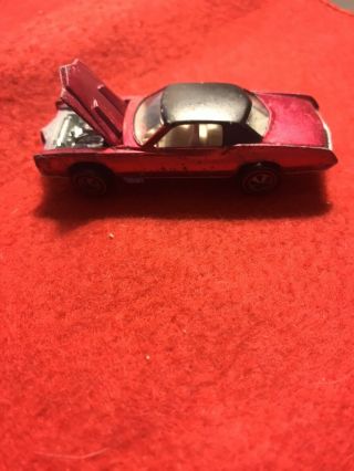 Vintage 1968 Hot Wheels Redline Custom Eldorado Pink? Rare Red Line Hotwheel Car