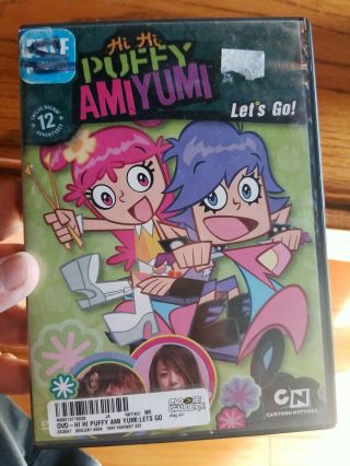 Hi Hi Puffy Ami Yumi: Lets Go (dvd,  2005) Cartoon Network Rare Vhtf -