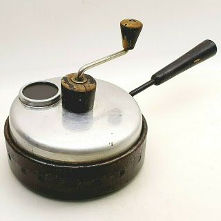Vintage Coffee Roaster On Gas Cooker Hungary 1950 