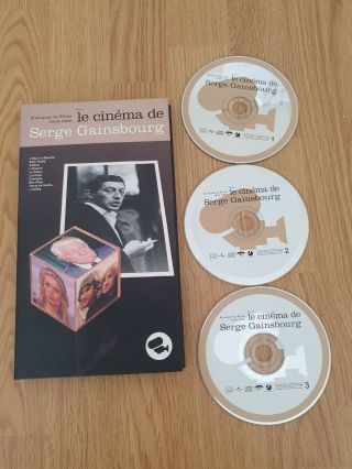 Musiques De Films 1959 - 1990 Serge Gainsbourg (2002),  3x Cd Rare Long Box Set