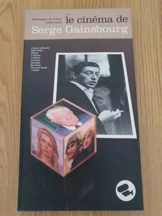 Musiques de Films 1959 - 1990 Serge Gainsbourg (2002),  3x CD RARE long box set 2