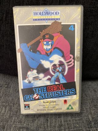 The Real Ghostbusters Volume 4 Vhs Tape Kids Cartoon Rare