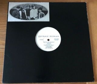 Duran Duran - Hungry Like The Wolf - Rare Us 12 " Promo - Press Release Sticker