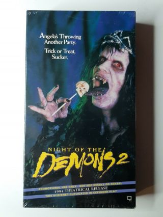 Night Of The Demons 2 80s 90s Horror Cult RARE Promo VHS 3