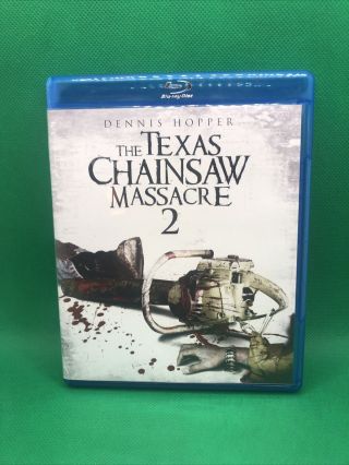 The Texas Chainsaw Massacre 2 (blu - Ray Disc,  2012,  Rare Oop)