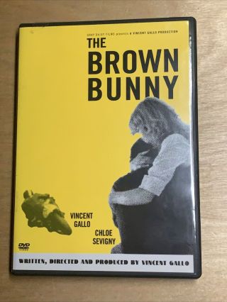 The Brown Bunny (2003 Dvd) Vincent Gallo,  Chloe Sevigny,  Not Rated,  Rare Oop