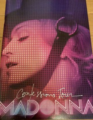 Madonna Confessions Tour 2006 Official Concert Programme Rare& Sticker Sheet