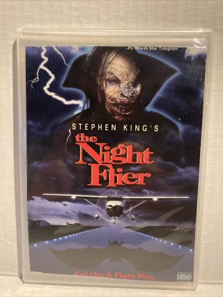 Stephen Kings The Night Flier (dvd,  1998) Rare Oop (dv14)