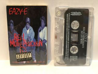 Eazy - E Real Muthaphuckkin G’s Cassette Single 1993 Hip Hop Rap Ruthless Rare Oop
