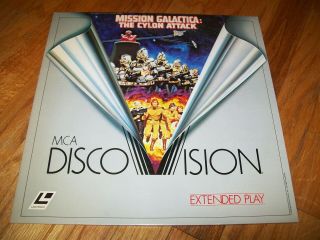 Mission Galactica: The Cylon Attack Laserdisc Ld Discovision Very Rare