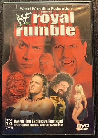 Wwf Royal Rumble 2000 Dvd Wwe Wrestling Out Of Print Rare