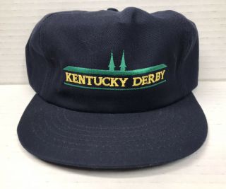 Vintage Kentucky Derby Snapback Trucker Hat Usa Made Euc Cap Collectible Rare