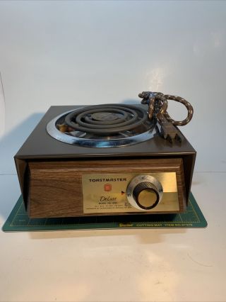Vintage Toastmaster Deluxe 6401 Single Burner Rare