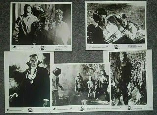 The Monster Squad Rare Set Of 5 Press Photos 1987 Wolfmans Got Nards Dracula Etc
