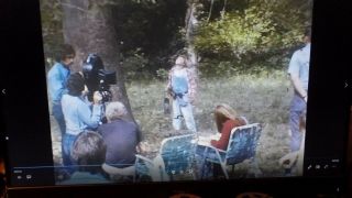 Rare Vintage 8 Home Movie Film Reel On Us Filming Set Wagon Hound Dogs M85