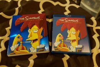 The Simpsons: Season 17 (blu - Ray Disc,  2014,  3 - Disc Set) Rare With Slipcover