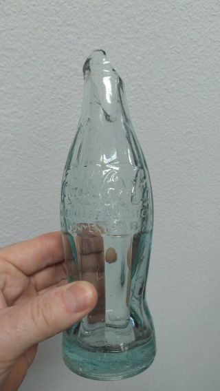 Rare,  Coca Cola 1915 Hobbleskirt Bottle San Augustine Texas Tex Tx 2