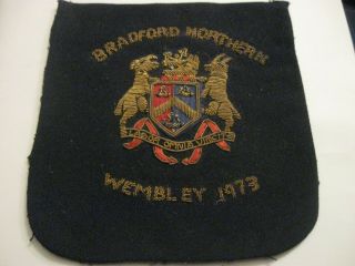 Rare Old 1973 Bradford Northern Rugby League Football Club (1) Wire Blazer Badge
