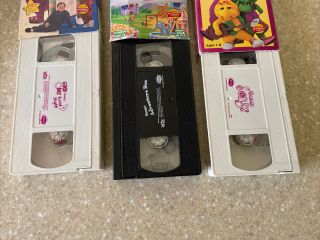 Barney 3 Pack: Good Day Good Night / Adventure Bus / Barney Songs 1998 VHS RARE 3