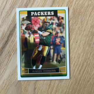Aaron Rodgers - 2006 Topps Chrome 14 Second Year Card Rare Green Bay Packers