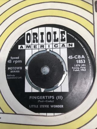 Little Stevie Wonder - Fingertips (Parts 1 & 2) Oriole Motown 7 