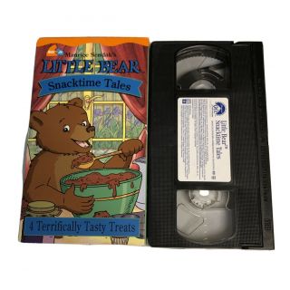 Nick Jr.  Little Bear: Snacktime Tales Educational Kids (vhs,  2002) Rare Htf