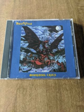 Saint Vitus Cd Mournful Cries Sst Records Doom Metal Wino Rare