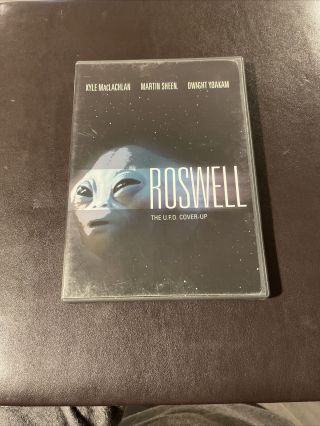 Roswell: The U.  F.  O.  Cover - Up (dvd,  2002) Martin Sheen Dwight Yoakam Rare Oop
